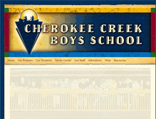 Tablet Screenshot of cherokeecreek.net